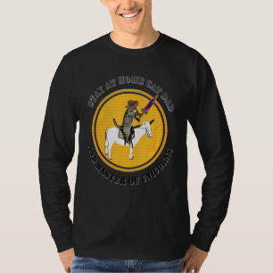 Mens Stay At Home Cat Dad And Unicorn Master T-Shirt