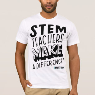 Men's STEM Teachers Make a Difference T-Shirt
