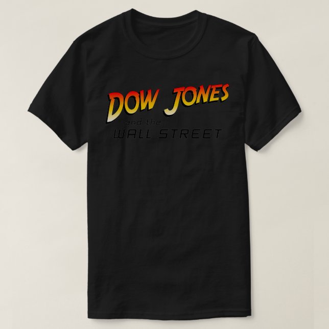 Mens Stock Echange Dow Jones Wall Street Stock Tra T-Shirt (Design Front)