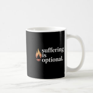 Mens Stoic Philosoper Quote Motivational Stoicism  Coffee Mug