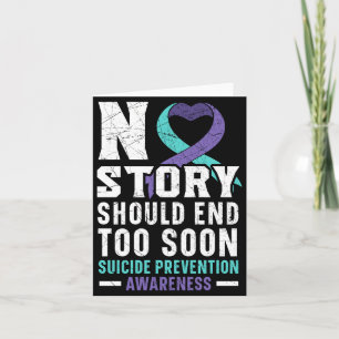 Mens story should end too soon prevention card