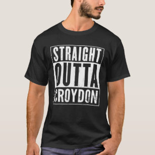 Mens Straight Outta Croydon Funny T-Shirt