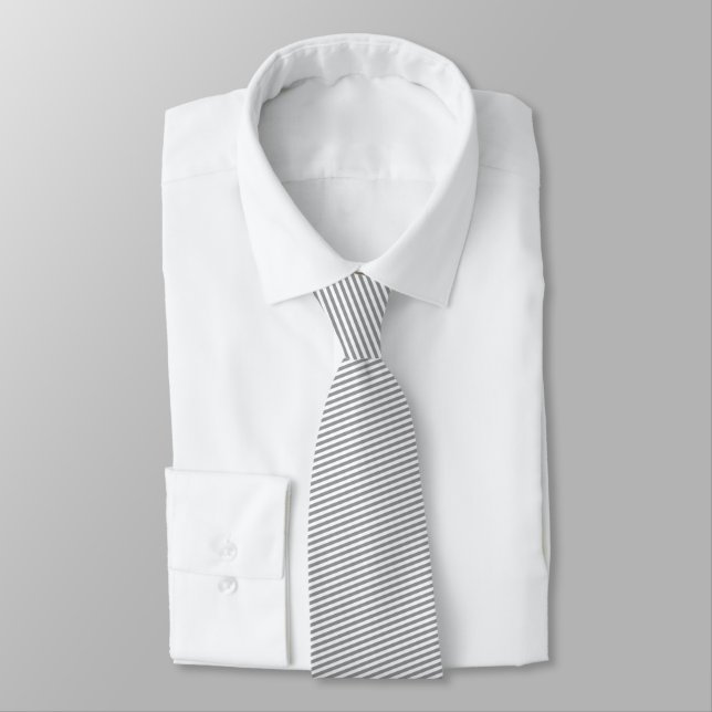 Men's Striped Tie (Tied)