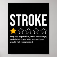 Mens Stroke Survivor Heart Disease Warrior Fighter