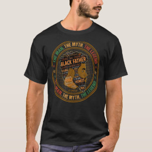 Mens Strong Black Father King African Black Histor T-Shirt