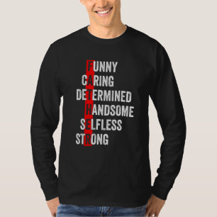 Mens Strong Handsome Dad Bod Husband Matching Fath T-Shirt