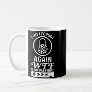 Mens Stuff Forgot What On Earth Is Pword Pword Day Coffee Mug