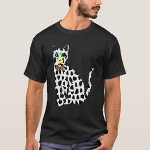 Mens Stylish Kitten Animals Spotted Cat In Sungl T-Shirt