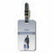 Mens Stylish Personalised Silhouette Luggage Tag