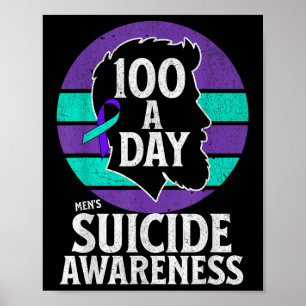 Mens Suicide Awareness Design Mens Mental Health A Poster