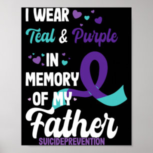 Mens Suicide Prevention Awareness In Memory Of Poster