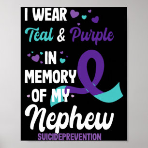 Mens Suicide Prevention Awareness In Memory Of Poster