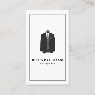 Men's Suit, Fashion-Designer Business Card