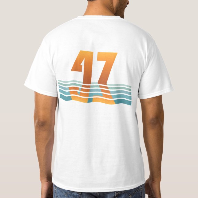 Men's Sunset 47 Two-Sided Value T-Shirt (Back)