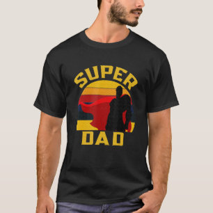 Mens Super Dad Father Superhero And Best Husband F T-Shirt