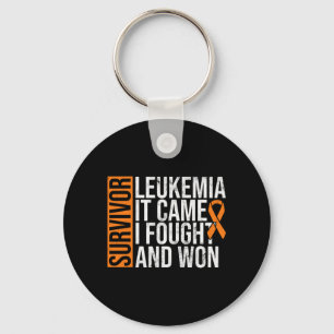 Mens Survivor Leukaemia Came Fought Won Leukaemia Key Ring