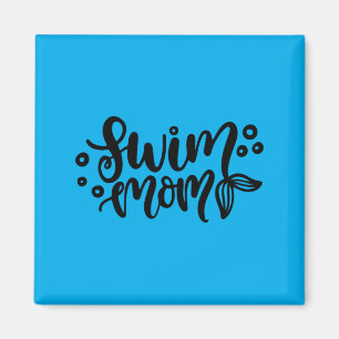 Mens Swim Mum Aquatic Diving Swim Team Swimming Magnet