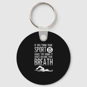 Mens Swim Swimmer Swimming Sport Practice Key Ring