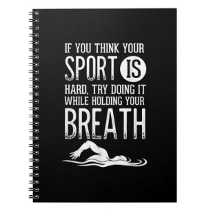Mens Swim Swimmer Swimming Sport Practice Notebook