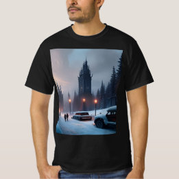 Men's T-shirt - A Winter City