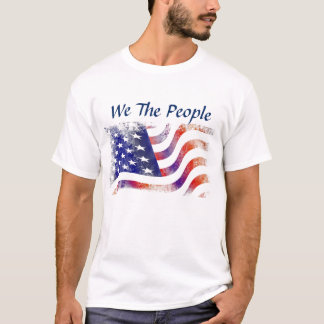 Men's T-Shirt - American Flag - We The People