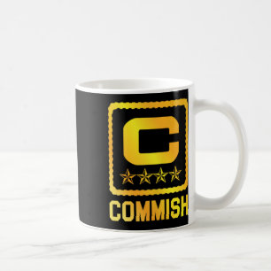 Mens T Shirt Commish Fantasy Football Draught Comm Coffee Mug