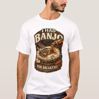 Men's T-Shirt "I had Banjo for Breakfast"