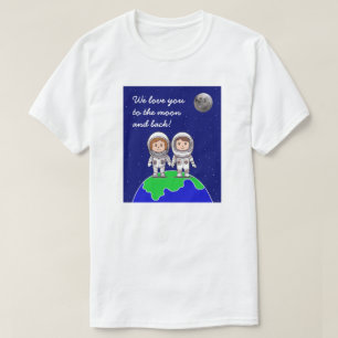 men's T-Shirt Mum and Dad Astronauts by Jo Images