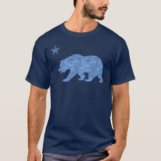 Men's t-shirt navy Bear