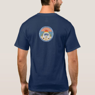 Men's T-shirt printed back