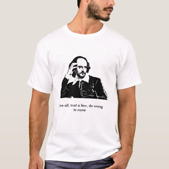 Mens T-Shirt - William Shakespeare (Front)