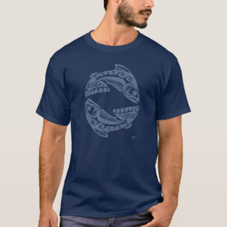 Men's T-shirt with Fish Design