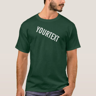 Mens T-Shirts Add Your Text Modern Design Elegant
