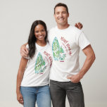 Mens T Shirts Funny Beach Christmas Theme<br><div class="desc">Bring the holiday cheer to the beach with these mens Christmas in July shirts—a perfect blend of sunshine, humour, and festive vibes. Featuring a joyful watercolor Santa and surfboard scene on a tropical shoreline, this mens t shirt includes the playful phrase “Merry Beach-mas” in bold, hand-lettered typography. It’s a funny...</div>