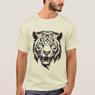 Mens T Shirts Trendy Modern Lion Head Pop Art