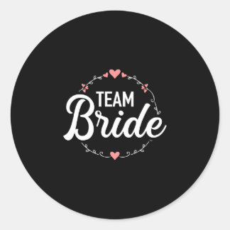 Mens team bride hen party jga performance  classic round sticker