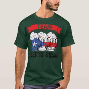 Mens Team puerto rican beer  T-Shirt