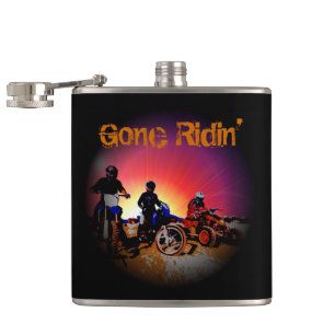 Men's Teen Boy's Motocross Motorbike Riding Hip Flask