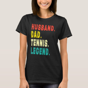 Mens  Tennis Player Husband Dad Tennis Legend Vint T-Shirt