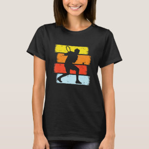 Mens Tennis Player Retro Tennis Vintage Tennis Hob T-Shirt