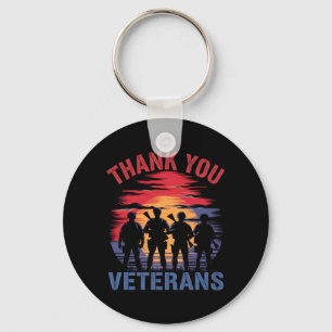 Mens Thank Veterans Day Gifts Patriotic Soldier Key Ring