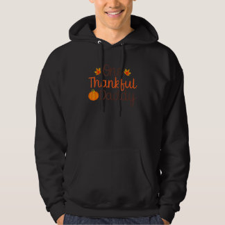 Mens Thanksgiving Costume Autumn Theme One Thankfu Hoodie