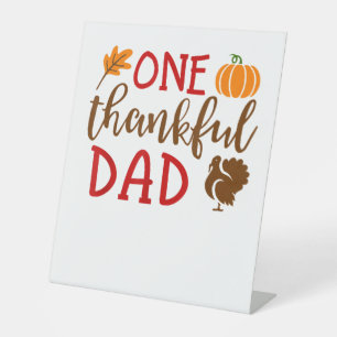 Mens Thanksgiving Matching Family Turkey Shirts On Pedestal Sign