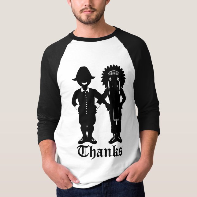 Men's Thanksgiving Shirt  Festive Holiday Jersey (Front)