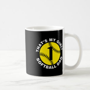 Mens That's My Girl #1 Softll Dad Father's Day Fas Coffee Mug