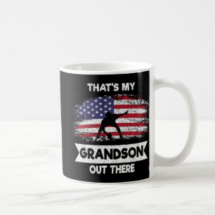 Mens That's my grandson out there American Footbal Coffee Mug