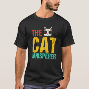 Mens The Cat Whisperer Pets T-Shirt