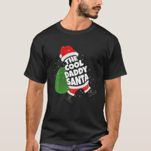 Mens The Cool Daddy Santa Claus I Party Christmas T-Shirt