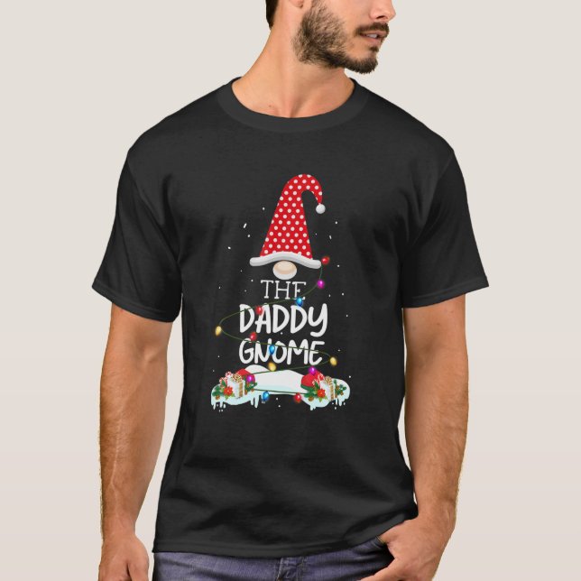Mens The Daddy Gnome Christmas Family Matching Pjs T-Shirt (Front)