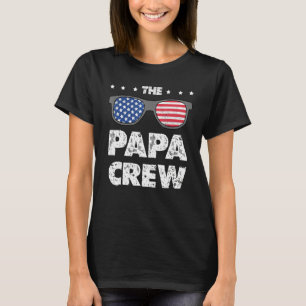 Mens The Dad's Crew Fatherhood Dad's T-Shirt